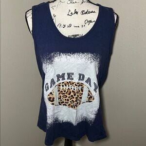 Port and Company Navy Game Day Tank Top